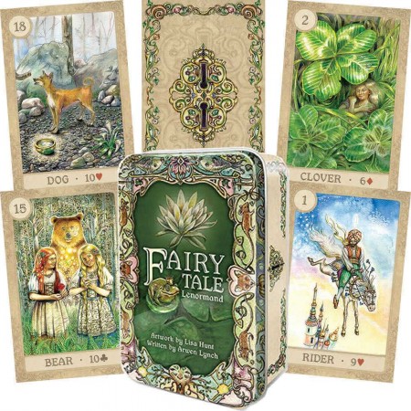 Fairy Tale Lenormand skardinėje dėžutėje US Games Systems
